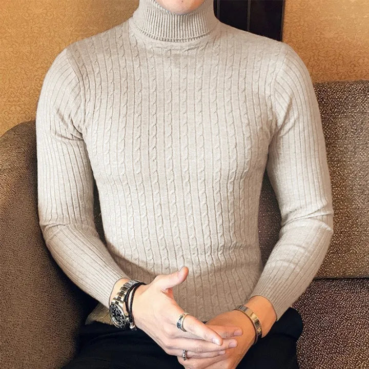 David - Slim Fit Turtleneck Sweater