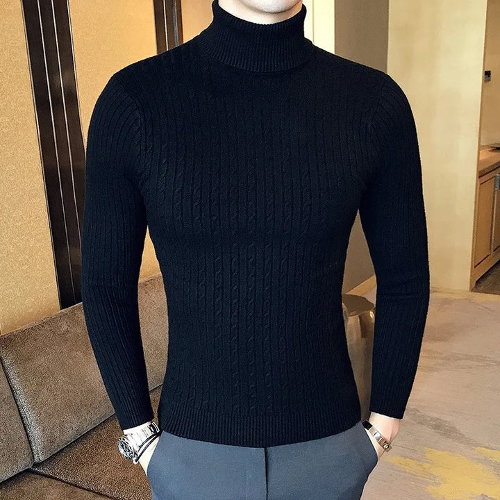 David - Slim Fit Turtleneck Sweater