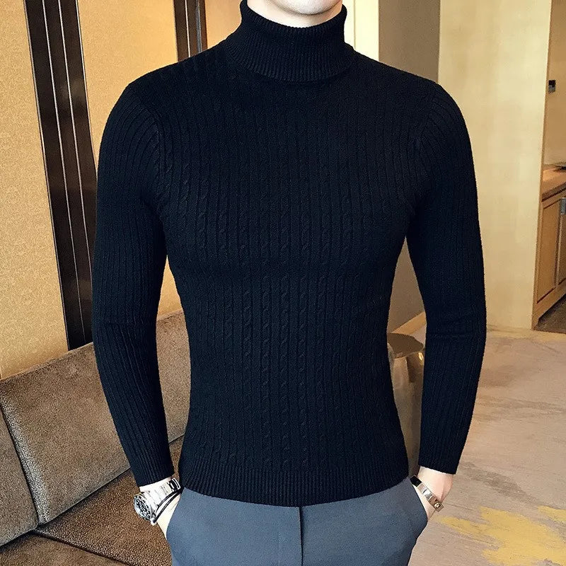 David | Slim Fit Turtleneck Sweater