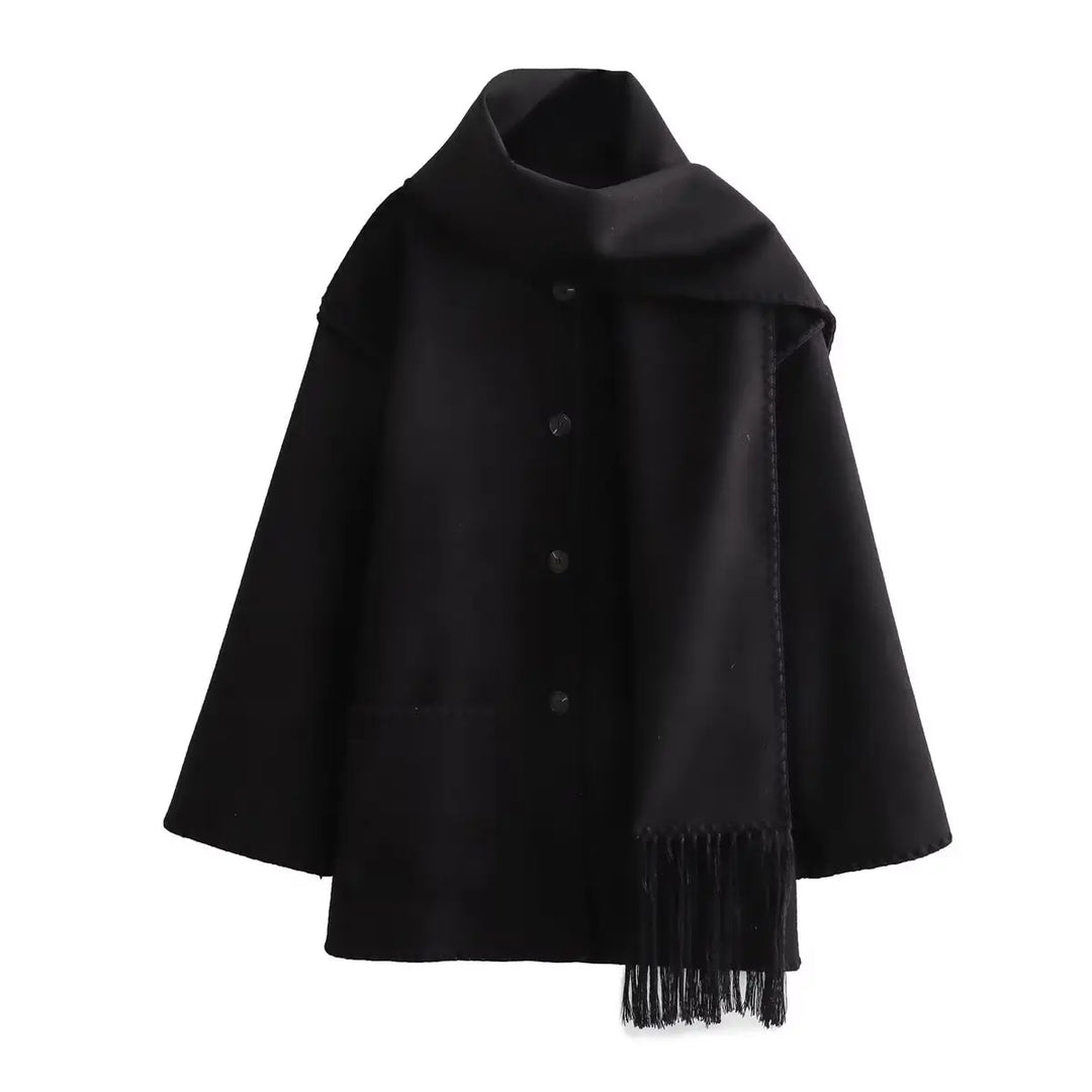 Maya - Scarf Padded Coat