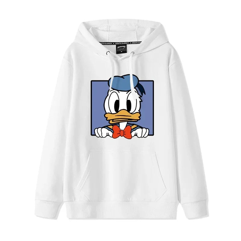 Donald & Daisy - Playful Oversized Hoodie for the Perfect Duo