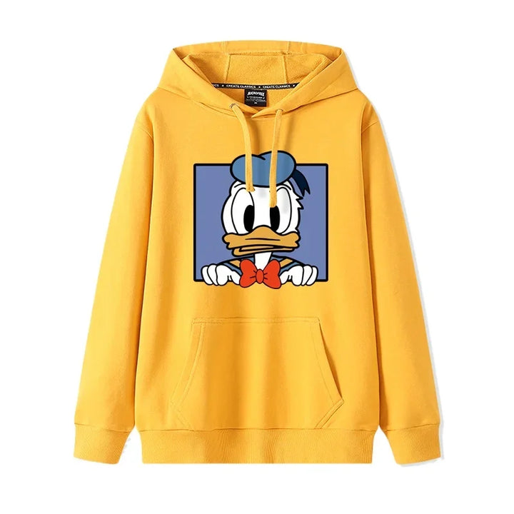 Donald & Daisy - Playful Oversized Hoodie for the Perfect Duo