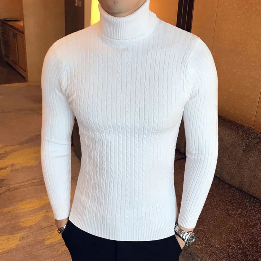 David - Slim Fit Turtleneck Sweater