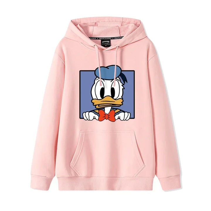 Donald & Daisy - Playful Oversized Hoodie for the Perfect Duo