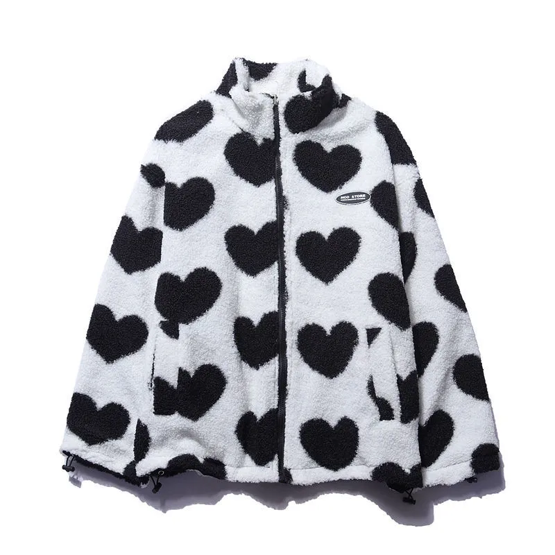 Elena - Reversible Heart Coat