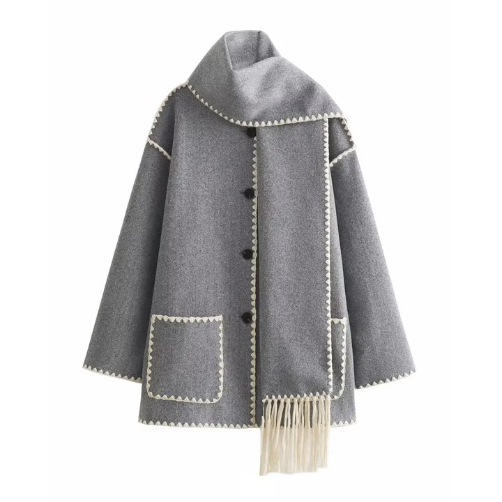 Maya - Scarf Padded Coat