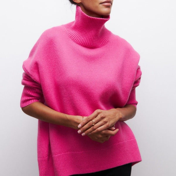 Katrielle | High Collar Sweater