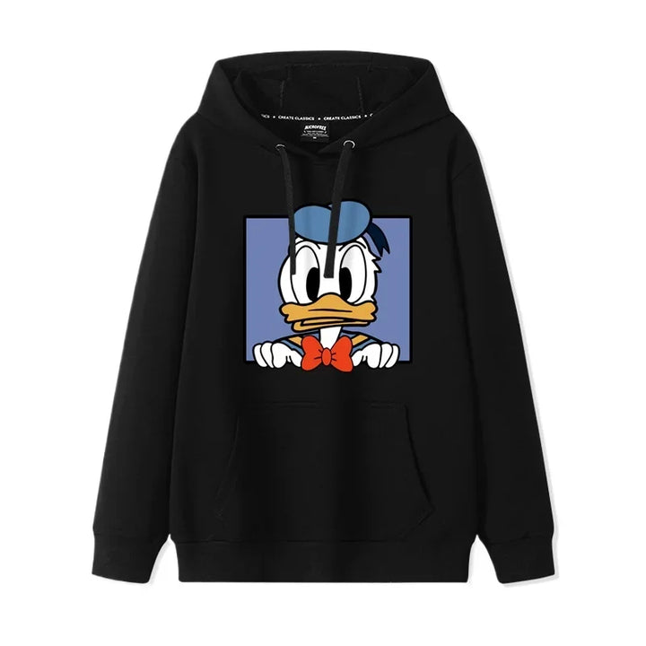 Donald & Daisy - Playful Oversized Hoodie for the Perfect Duo