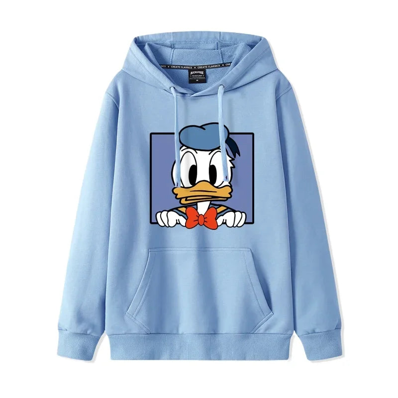 Donald & Daisy - Playful Oversized Hoodie for the Perfect Duo