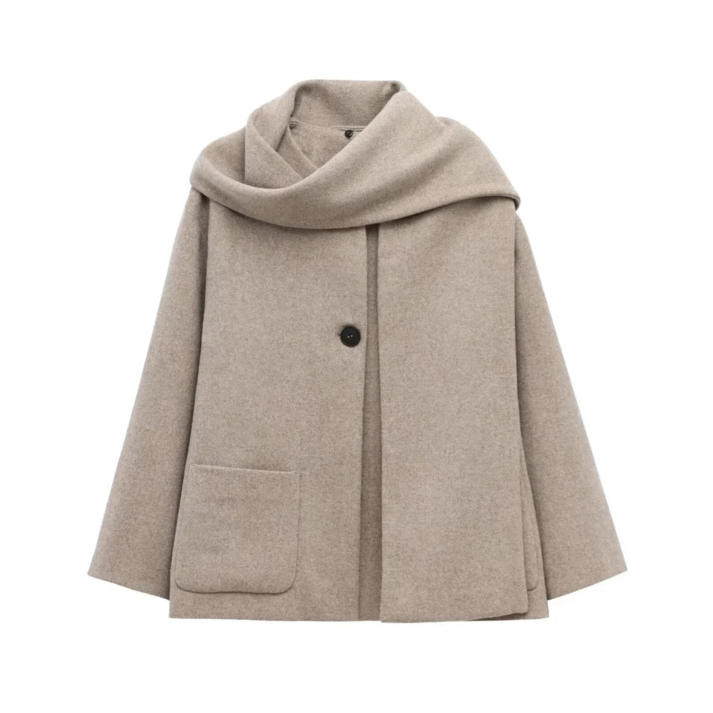 Odia - Casual Scarf Coat