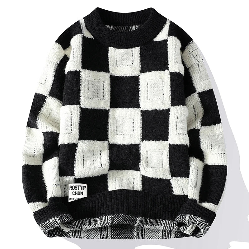 Friedrich - Knitted Sweater with Round Neck