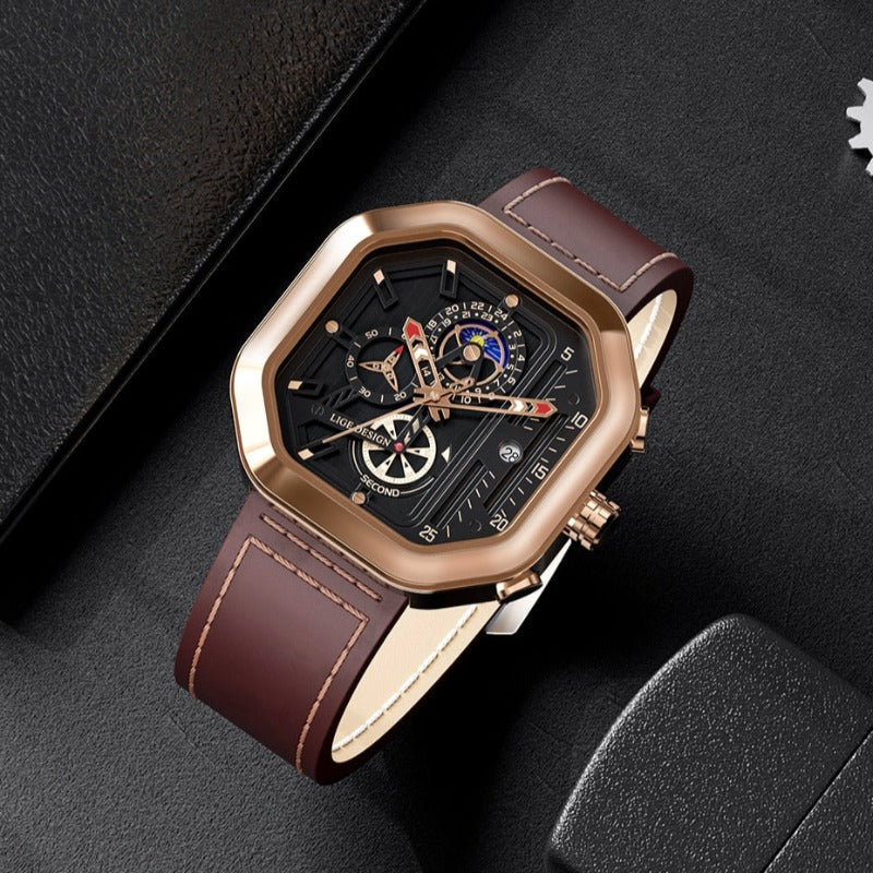 Luxurious Quartz Chronograph Watch