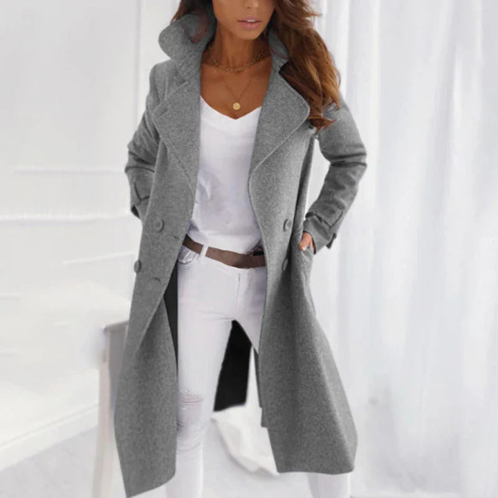 Daisy - Elegant Long Windbreaker Coat