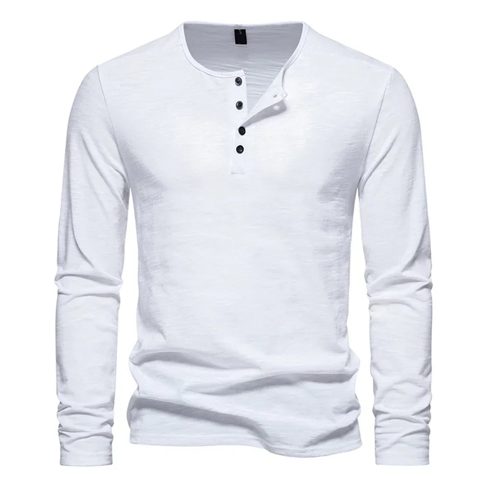 4-Pack Luxe Long Sleeve T-Shirts for Men