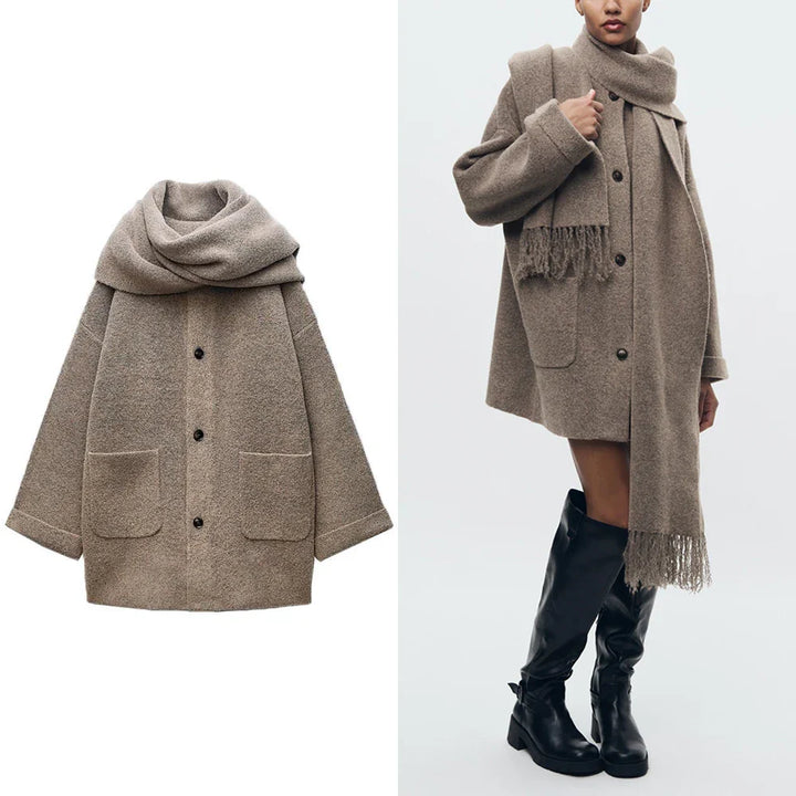 Isabella – Elegant Wrap Coat