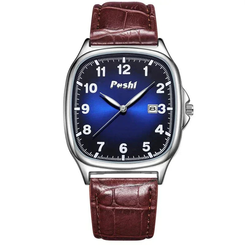 Fashion Leather Strap Quartz Watch