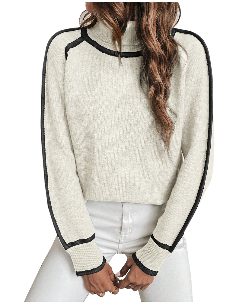 Elle - Warmer Cashmere Turtleneck Sweater