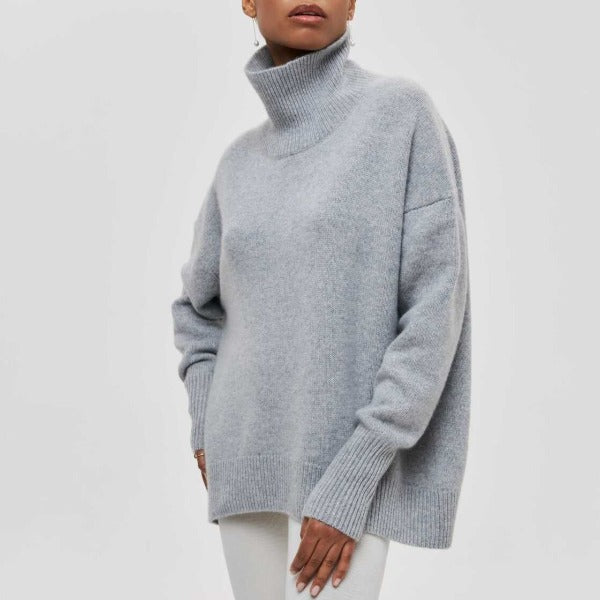 Katrielle | High Collar Sweater