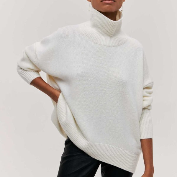 Katrielle | High Collar Sweater