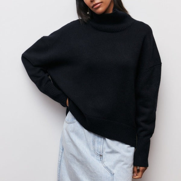 Katrielle | High Collar Sweater