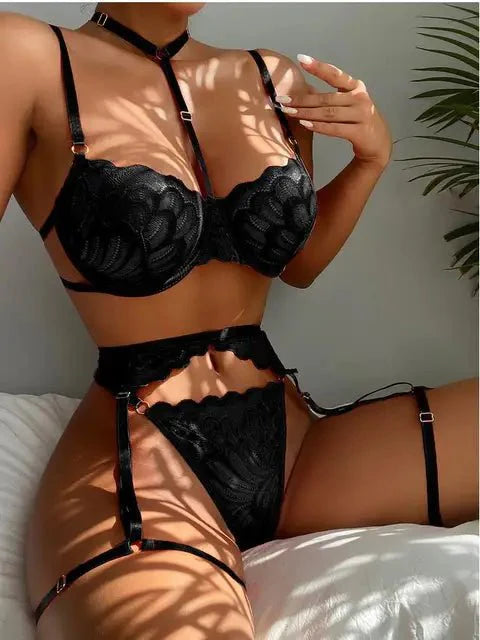 Devon | 3-Piece French Lingerie Set