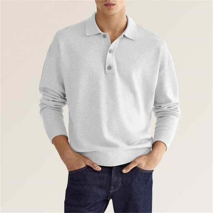 Roman - Stylish Casual Long Sleeve Polo