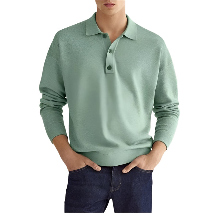 Roman - Stylish Casual Long Sleeve Polo