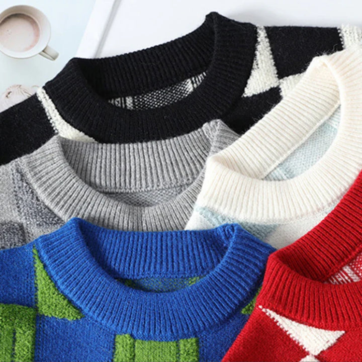 Friedrich - Knitted Sweater with Round Neck