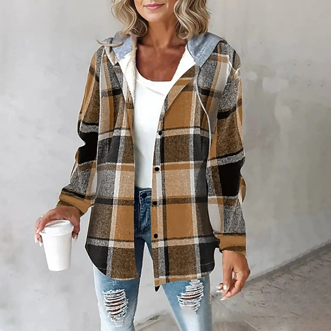 Olivia - Lumberjack Vest with Hood