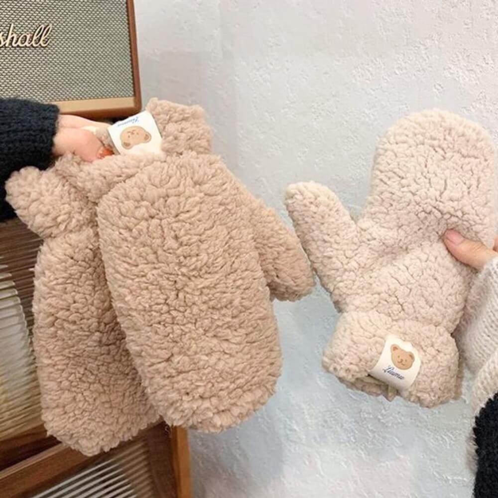 Teddy - Fluffy Gloves