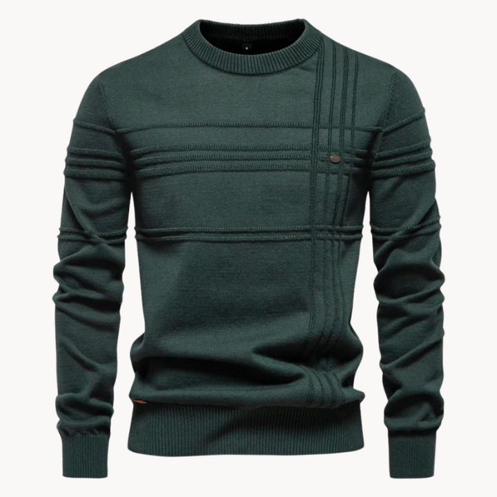 Jonas - Timeless Sweater with Elegant Diamond Design