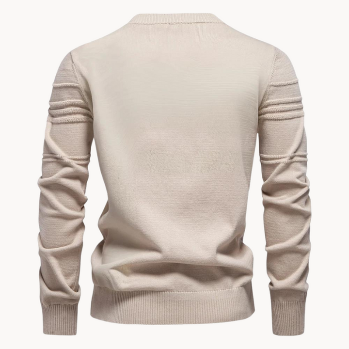 Jonas - Timeless Sweater with Elegant Diamond Design