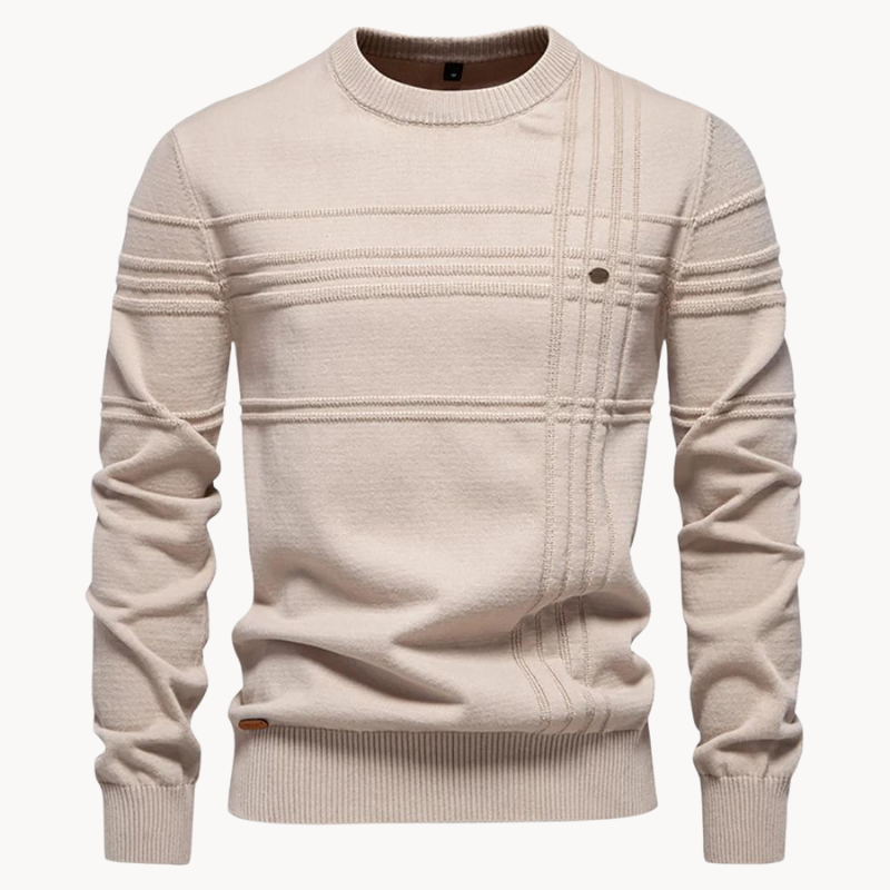 Jonas - Timeless Sweater with Elegant Diamond Design