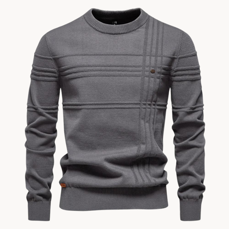 Jonas - Timeless Sweater with Elegant Diamond Design