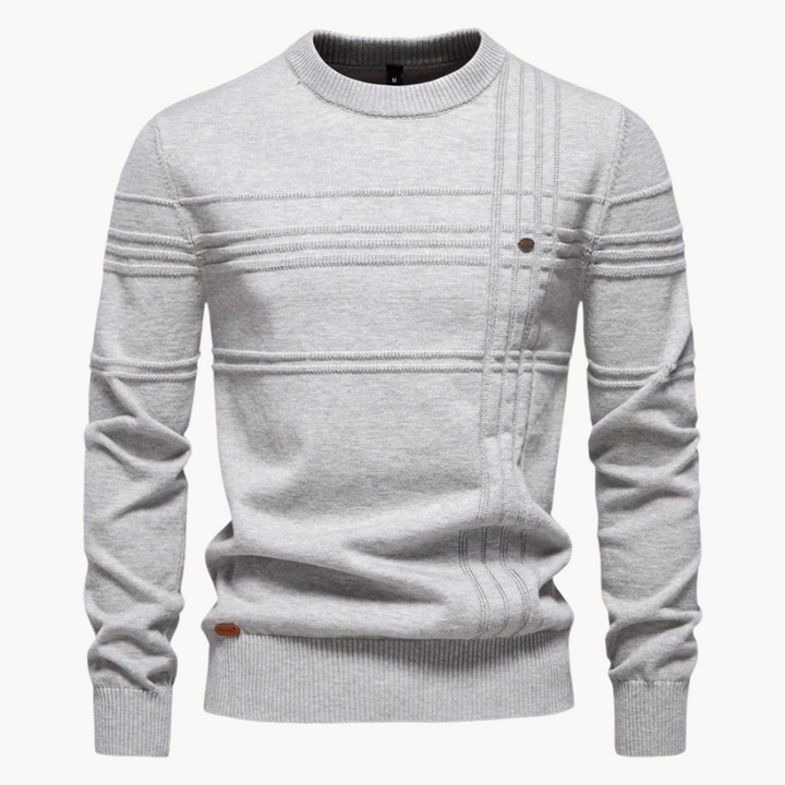 Jonas - Timeless Sweater with Elegant Diamond Design