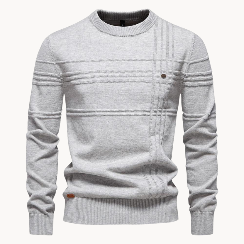 Jonas | Timeless Sweater with Elegant Diamond Design