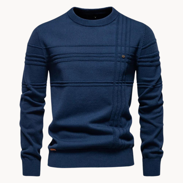 Jonas - Timeless Sweater with Elegant Diamond Design