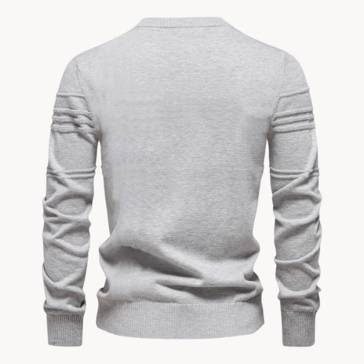 Jonas - Timeless Sweater with Elegant Diamond Design