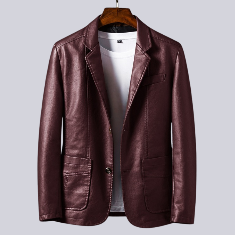 Marco - Elegant Leather Jacket