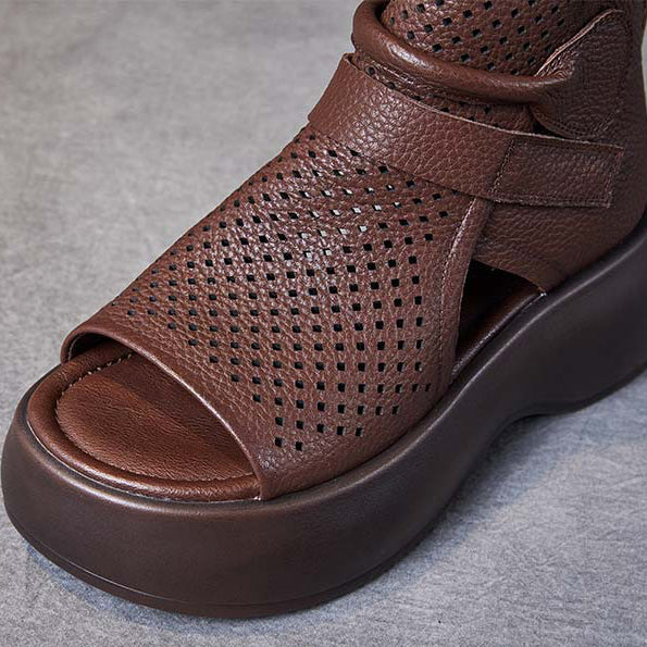 Federica | Timeless leather orthopedic sandals