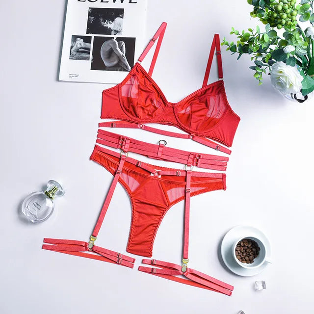 Julietta | 3-Piece French Lingerie Set