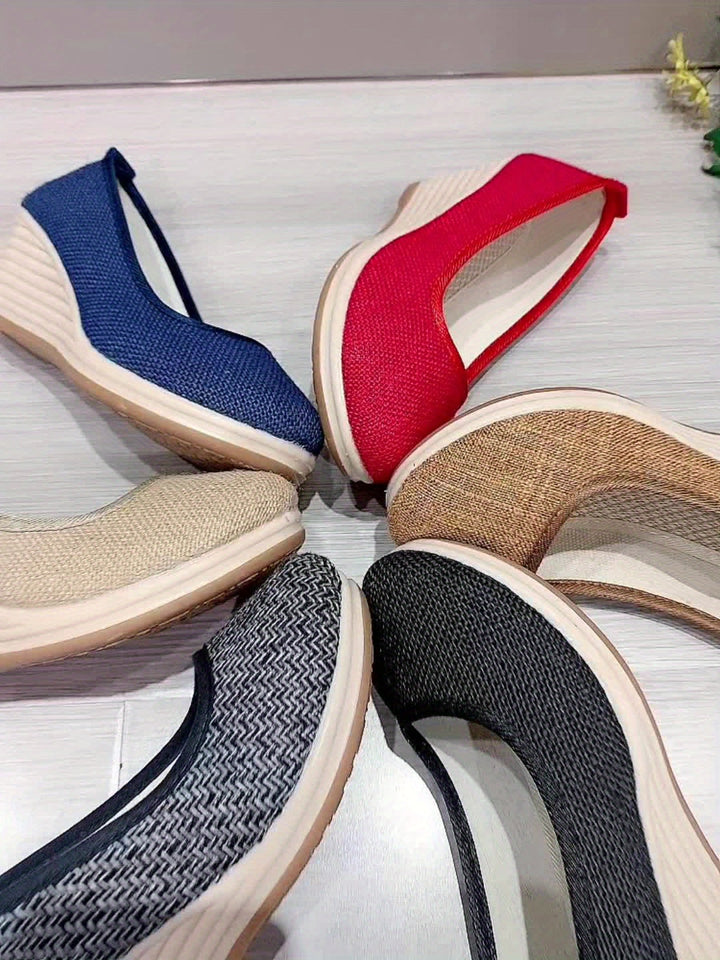 Sandrine - Breathable Wedge Shoes