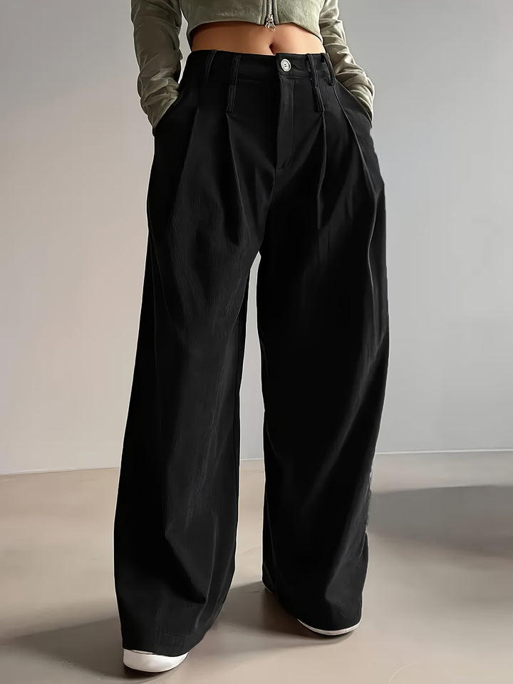 Sementha | Corduroy Pants with Button close