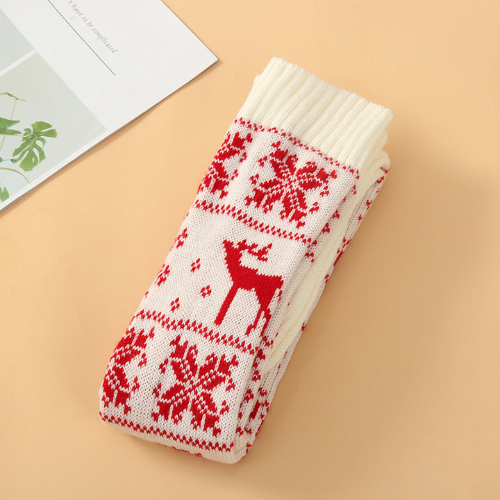 Kristyl | Reindeer Snowflake Socks