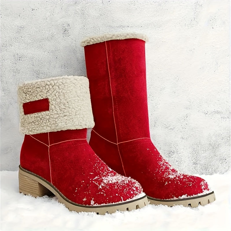 Natascha - Fleece Lined Roll-Up Boots