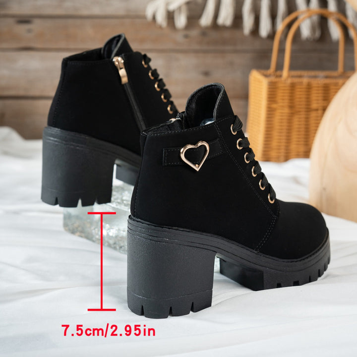 Jilly - Wide & Swolen Foot Lace Up Boots