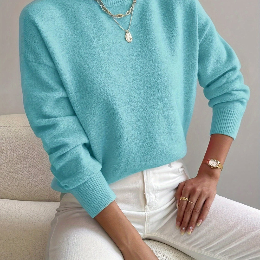 Lola | Mock Neck Long Sleeve Pullover