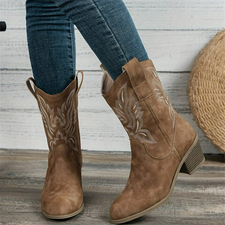 Miranda - Vintage Inspired Low Boots