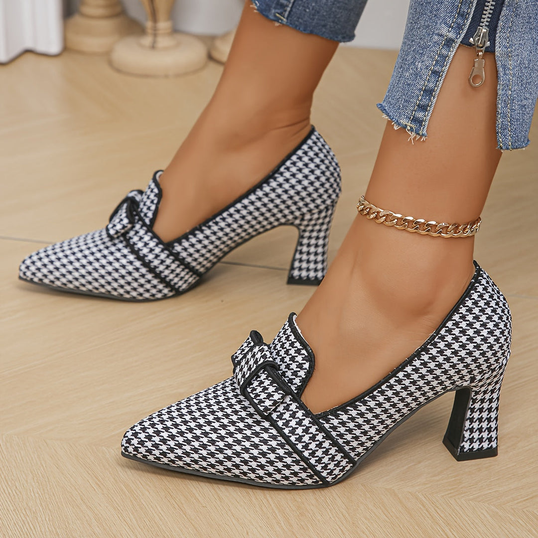 Emma - Classy Patterned Heels