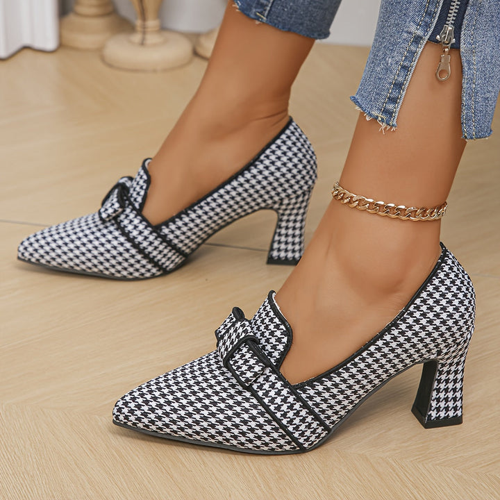 Emma - Classy Patterned Heels